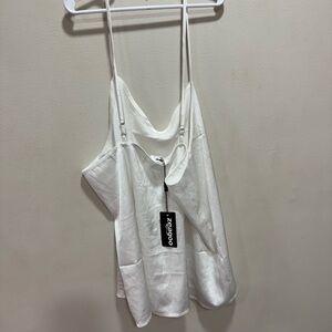 Zara Elegant White Camisole Top